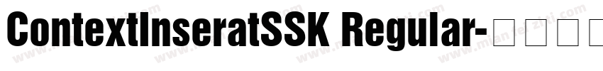 ContextInseratSSK Regular字体转换